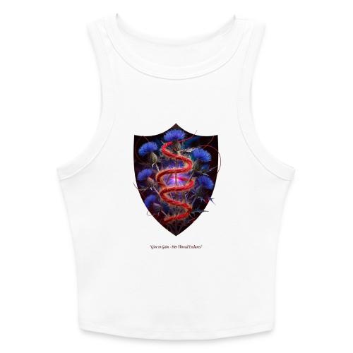 Women’s Day Crimson Thread Matriarch T Shirt, Gift - Slim Fit Rib Women's Tank Top