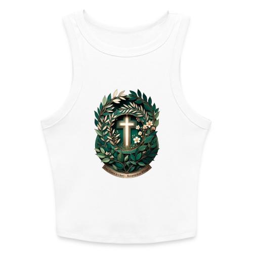 Easter Ever Green in Glory Laurel T Shirt, Gift - Slim Fit Rib Women's Tank Top