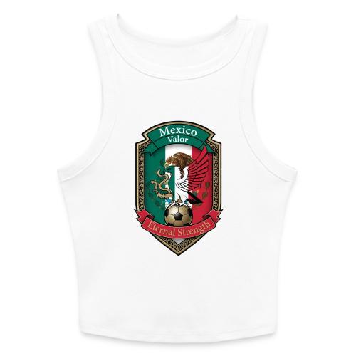 Mexico Eagle Valor T-Shirt, Pride Badge Gift - Slim Fit Rib Women's Tank Top