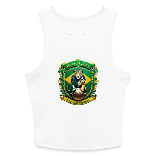 Brazil Jaguar Glory Tee, Brazilian Pride Gift - Slim Fit Rib Women's Tank Top