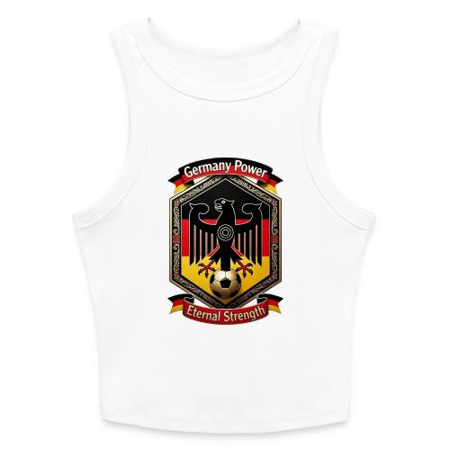 Germany Eagle Power T-Shirt, Flag Pride Gift - Slim Fit Rib Women's Tank Top