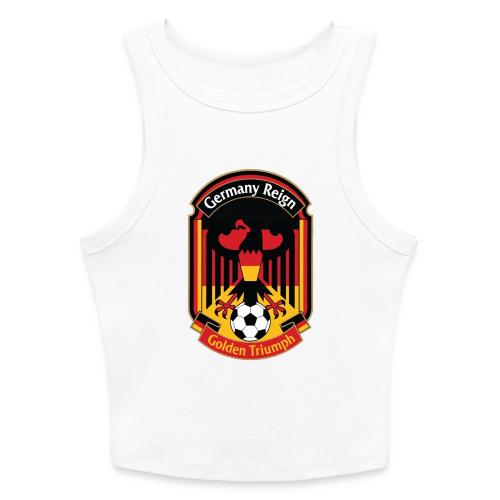 Germany Eagle Reign T-Shirt, German Flag Gift - Slim Fit Rib Women's Tank Top