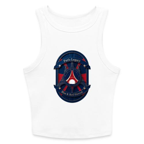 Paris Pride Heritage T Shirt, Soccer Fan Gift - Slim Fit Rib Women's Tank Top