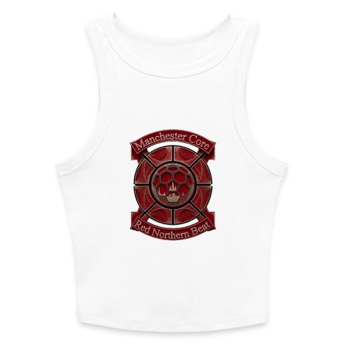 Manchester Is Red T Shirt, Soccer City Pride Gift - Slim Fit Rib Women's Tank Top