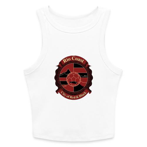 Flamengo Rio Coast T Shirt, Football Pride Gift - Slim Fit Rib Women's Tank Top