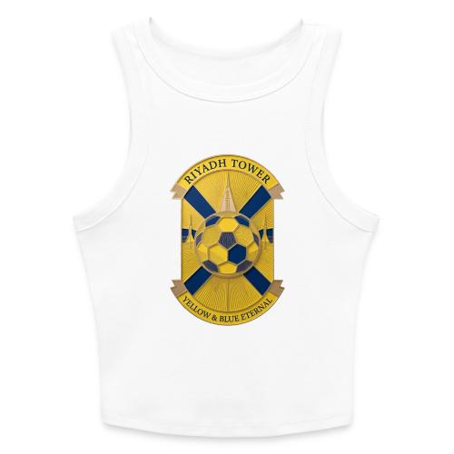 Riyadh Tower T Shirt, Football City Pride Gift - Slim Fit Rib Women's Tank Top