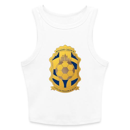 Riyadh Crown T Shirt, Modern Desert Pride Gift - Slim Fit Rib Women's Tank Top