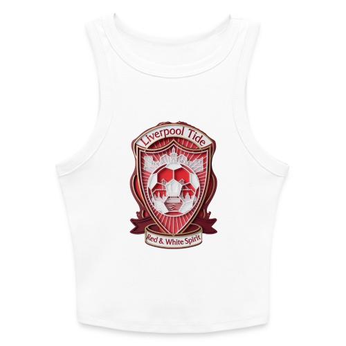 Liverpool Tide T Shirt, Soccer City Pride Gift - Slim Fit Rib Women's Tank Top