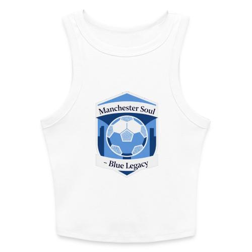 Manchester Soul Soccer City Emblem T Shirt, Gift - Slim Fit Rib Women's Tank Top