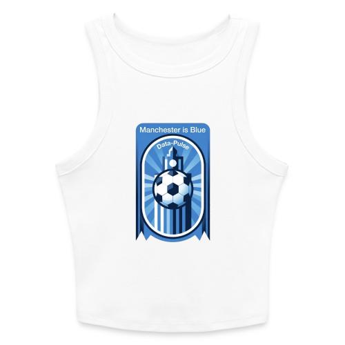 Manchester is Blue Soccer City T Shirt, Apparel - Slim Fit Rib Women's Tank Top