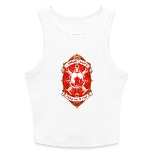Red London Cannon T Shirt,Football City Pride Gift - Slim Fit Rib Women's Tank Top