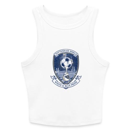 Iconic North London Soccer Emblem Art Print - Slim Fit Rib Women's Tank Top