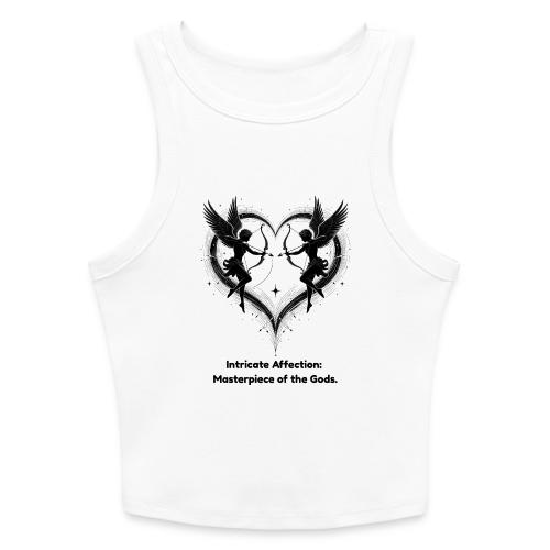 Intricate Affection T-Shirt - Slim Fit Rib Women's Tank Top