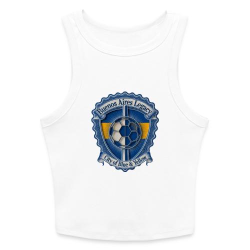 Buenos Aires Legacy T Shirt, Soccer City Pride Gif - Slim Fit Rib Women's Tank Top