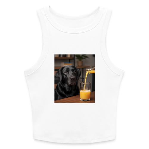 Golden Retriever Chill Juice Vibes - Slim Fit Rib Women's Tank Top