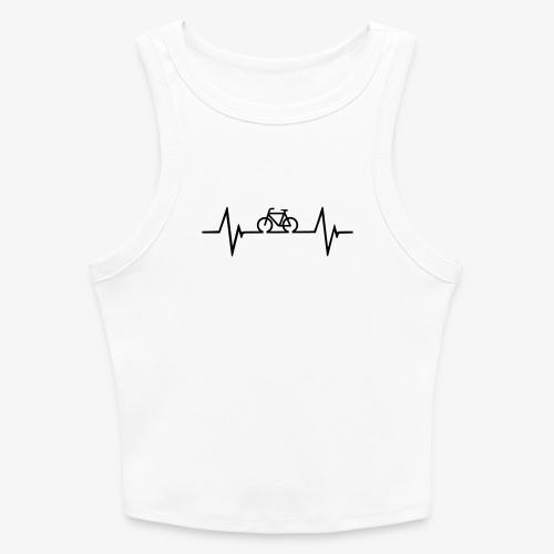Bicycle Hearbeat - Slim Fit Rib Women's Tank Top