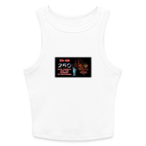 1776 - 2026 - 250 Years USA | Fireworks - Slim Fit Rib Women's Tank Top