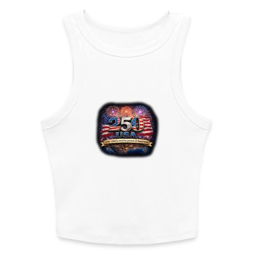 USA 250th Celebration - Slim Fit Rib Women's Tank Top