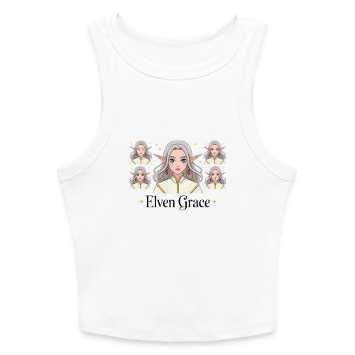 Elven Grace Fantasy Elf Maiden Graphic Magic - Slim Fit Rib Women's Tank Top