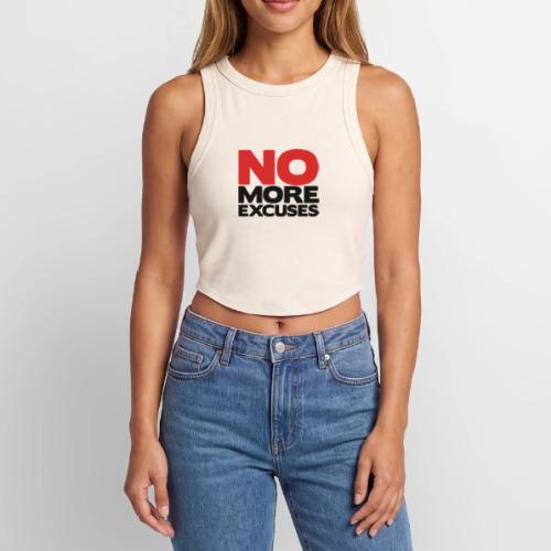 No More Excuses - Slim Fit Rib Women's Tank Top