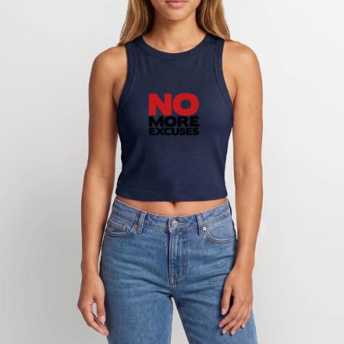 No More Excuses - Slim Fit Rib Women's Tank Top