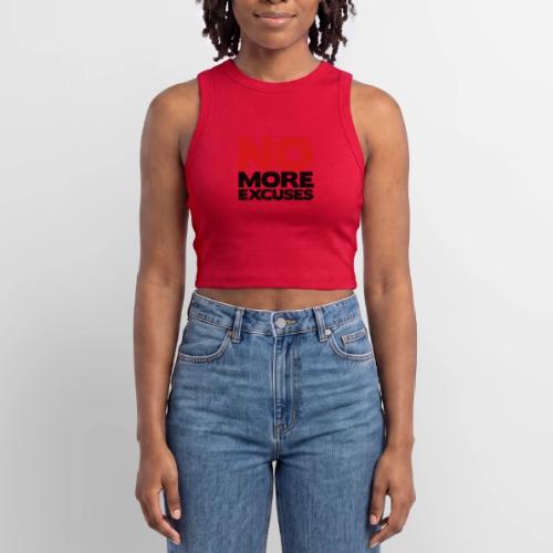 No More Excuses - Slim Fit Rib Women's Tank Top