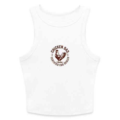 Chicken Dad – Certified Egg Dealer - Slim Fit Rib Women's Tank Top