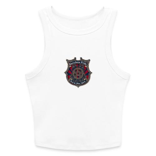 Barcelona Scarlet Pride T Shirt, Soccer City Gift - Slim Fit Rib Women's Tank Top