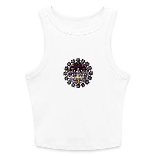 Last Supper Communion T Shirt, Faith Gift - Slim Fit Rib Women's Tank Top