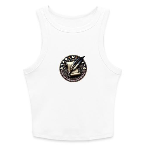 Certified Dad Pun Dispenser T Shirt - Slim Fit Rib Women's Tank Top
