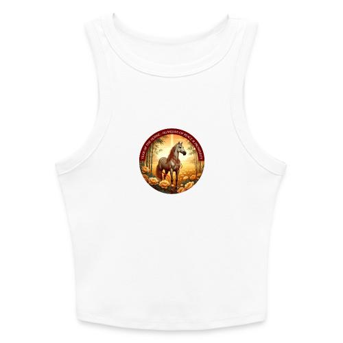 Year of the Horse Guardian T Shirt, Lunar New Year - Slim Fit Rib Women's Tank Top