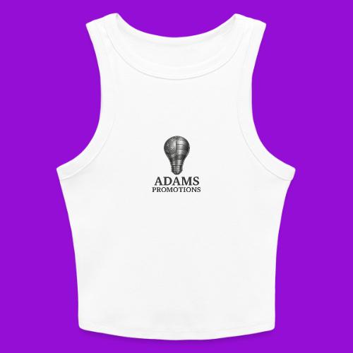 Adams Promotions Brushed Steel light Logo - Slim Fit Rib Women's Tank Top
