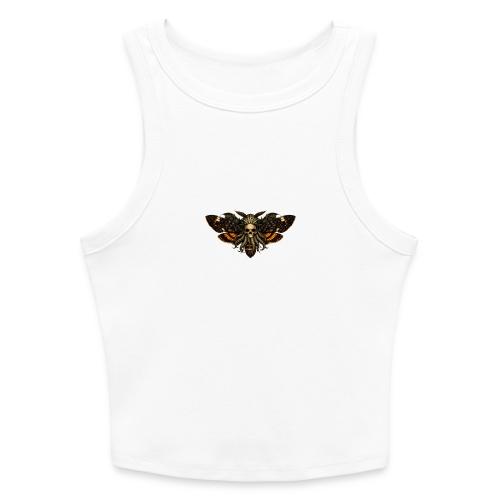 Cthulhu Moth Skull - Slim Fit Rib Women's Tank Top