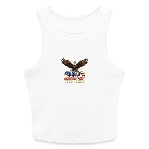 Eagle 250th Anniversary 1776-2026 - Slim Fit Rib Women's Tank Top