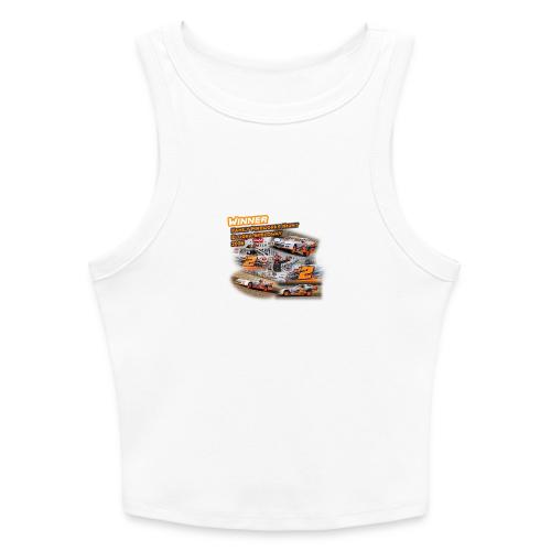 Rob Trent Eldora Speedway FFN#1 Design 2 - Slim Fit Rib Women's Tank Top