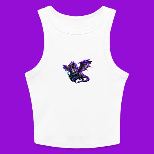 Neon Dragon and Battle Mage - Slim Fit Rib Women's Tank Top