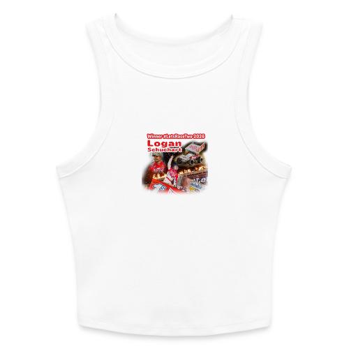 Logan Schuchart #LetsRaceTwo Winner - Slim Fit Rib Women's Tank Top