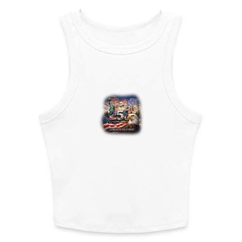1776-2026 | Celebrating 250 Years of Freedom - Slim Fit Rib Women's Tank Top