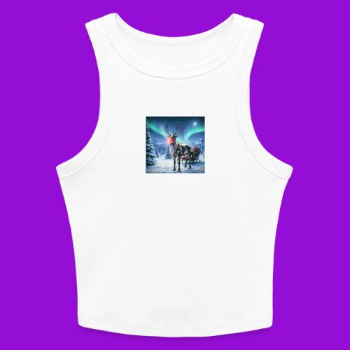 Rudolph the red nosed reindeer - Slim Fit Rib Women's Tank Top