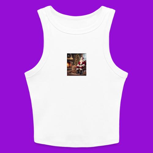 Santa Claus - Slim Fit Rib Women's Tank Top