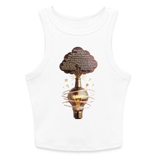 Dad Joke Generator T Shirt - Slim Fit Rib Women's Tank Top