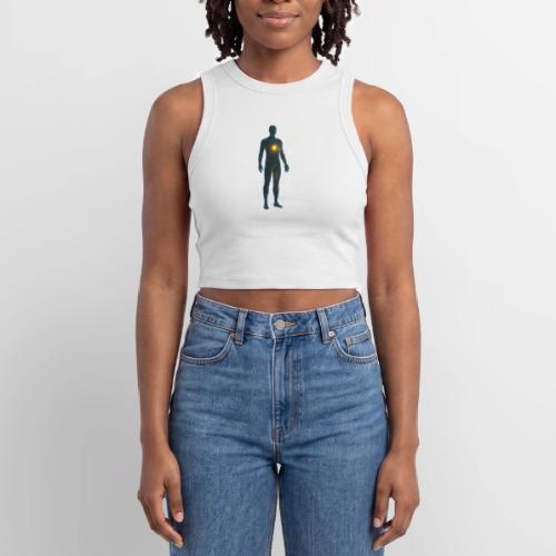 Glowing Chest Personl - Slim Fit Rib Women's Tank Top