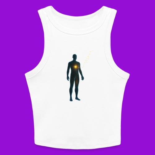 Glowing Chest Personl - Slim Fit Rib Women's Tank Top