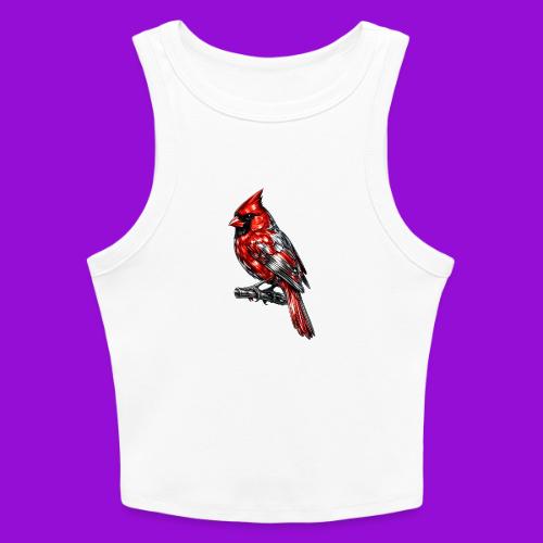 Silver Cardinal - Slim Fit Rib Women's Tank Top