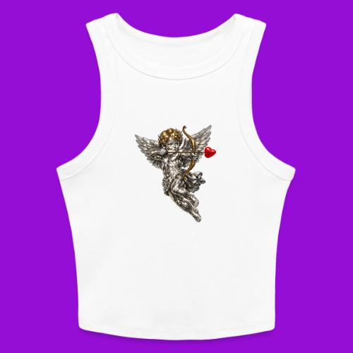 Metallic Cupid - Slim Fit Rib Women's Tank Top