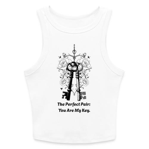 Valentine love keys - Slim Fit Rib Women's Tank Top