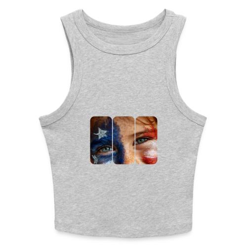 USA: Patriot Gaze - Slim Fit Rib Women's Tank Top
