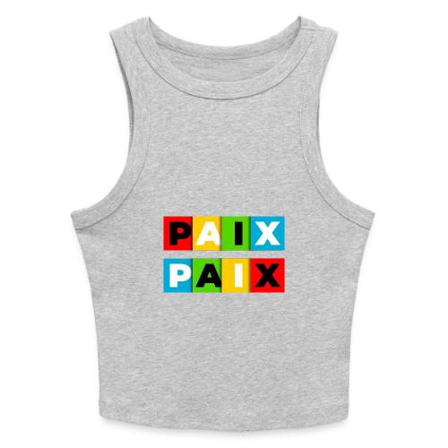 Peace in Colour - Slim Fit Rib Women's Tank Top