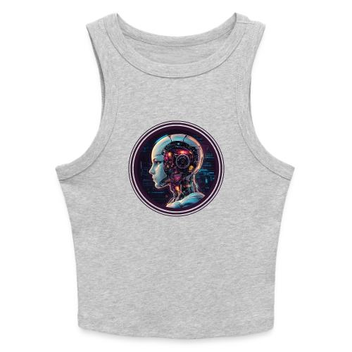 Artificial Intelligence (AI): The Future Circuit - Slim Fit Rib Women's Tank Top