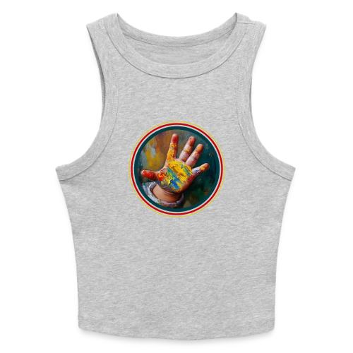 Colors of Innocence - Slim Fit Rib Women's Tank Top